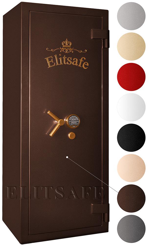 Элитный универсальный сейф elitsafe 56166 el m flock bronze